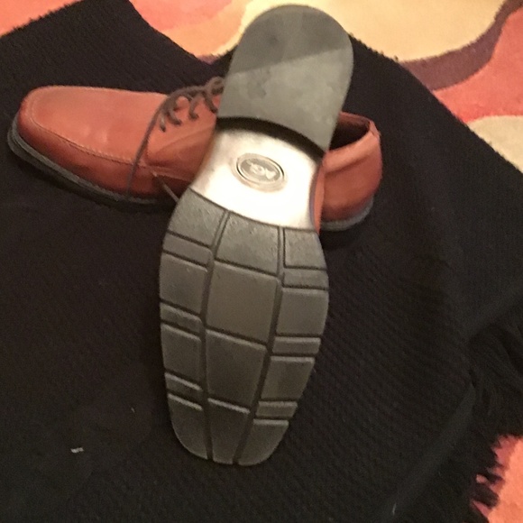 Sandro Moscoloni Leather Shoes Brown Size 10D - Picture 2 of 2